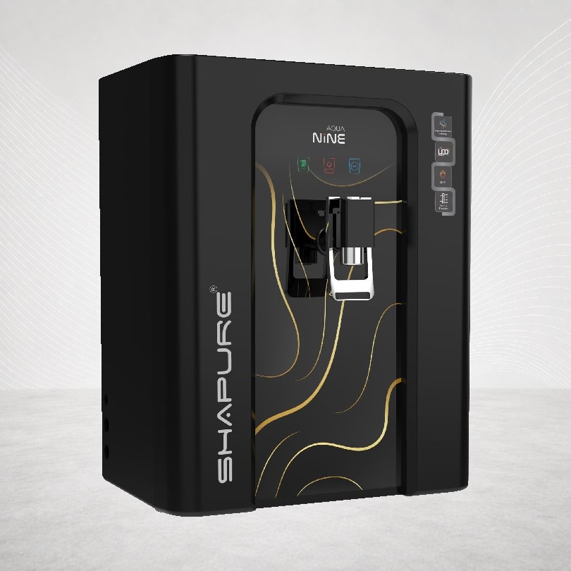 Aqua Nine 10 L RO+UV+UF+Copper+Alkaline+TDS Control Water Purifier (N-902 Black)
