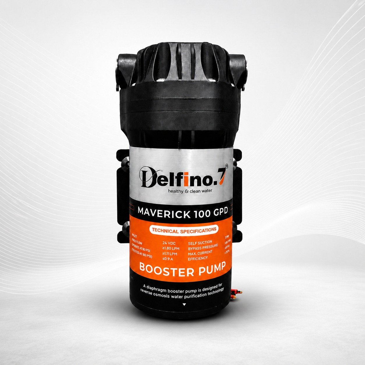 Delfino.7 Maverick 100 GPD High Pressure RO Booster Pump