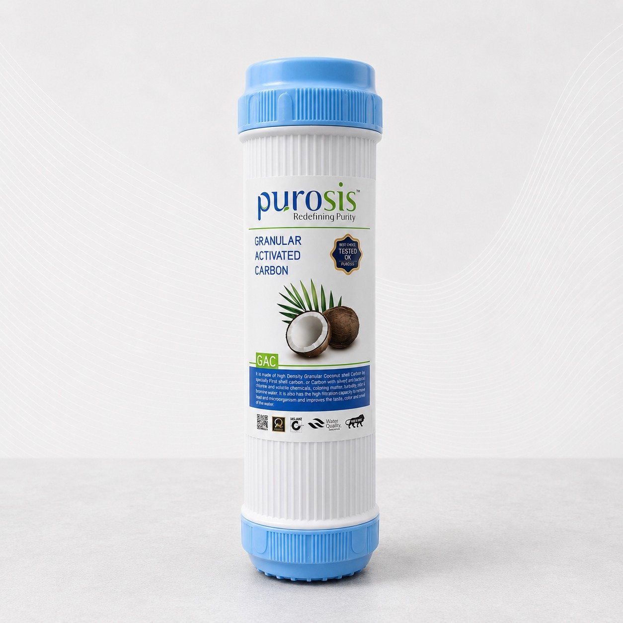Purosis GAC Granular Activated Carbon Water Filter Cartridge