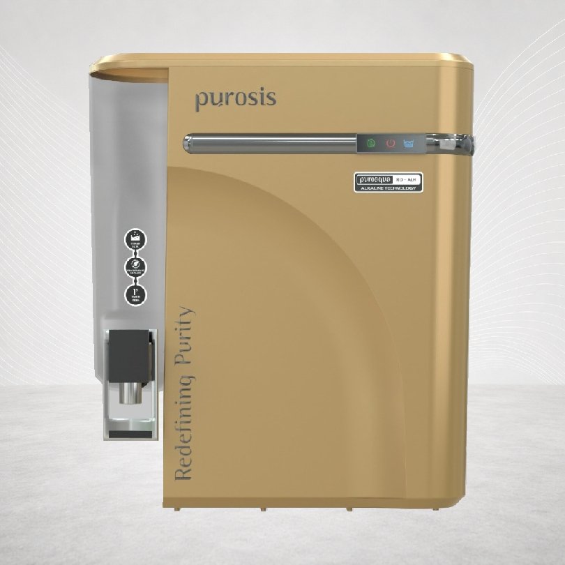 Purosis Puroaqua RO + Alkaline Water Purifier (Spritual Gold)