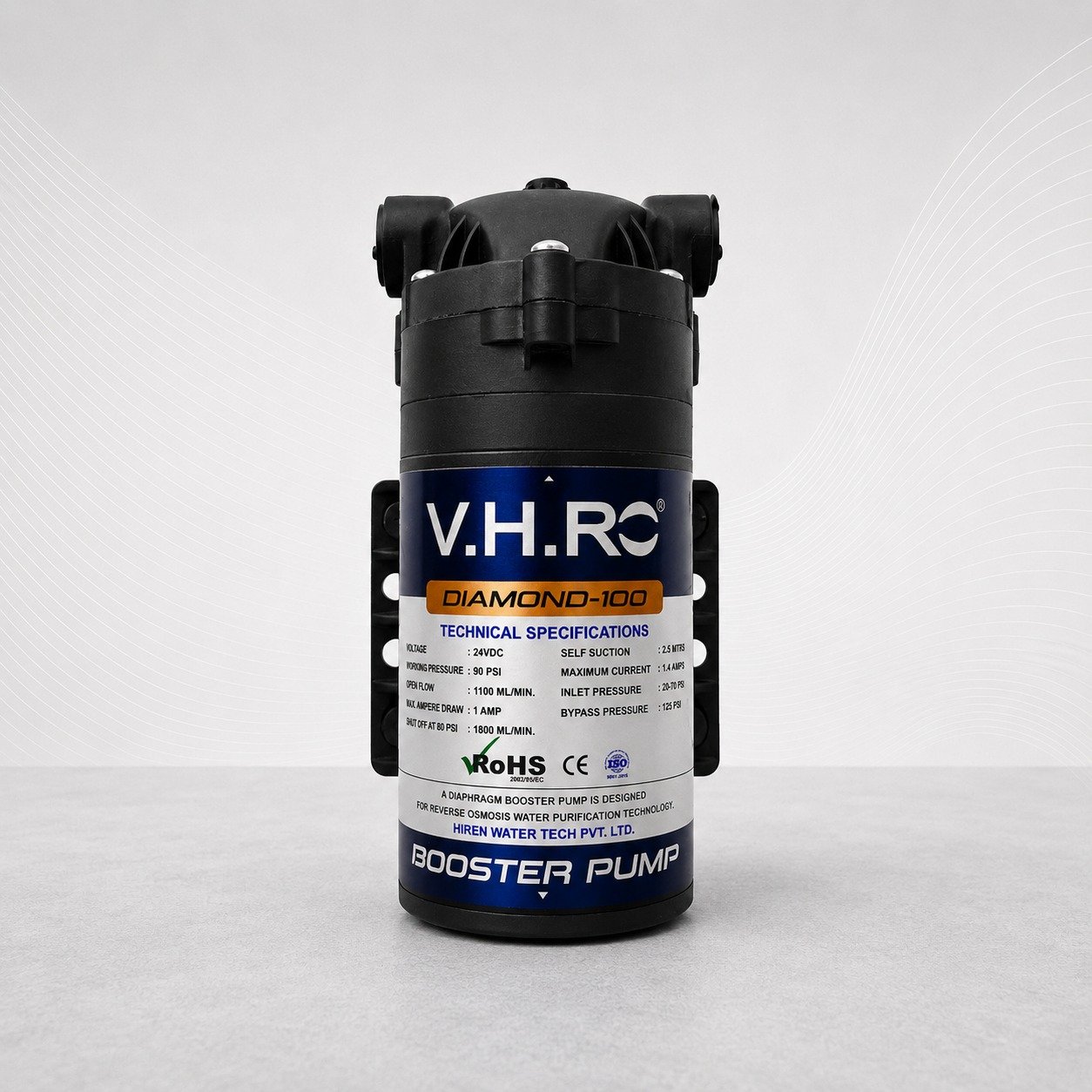 V.H.RO Diamond-100 RO Booster Pump for Reverse Osmosis Water Purifiers