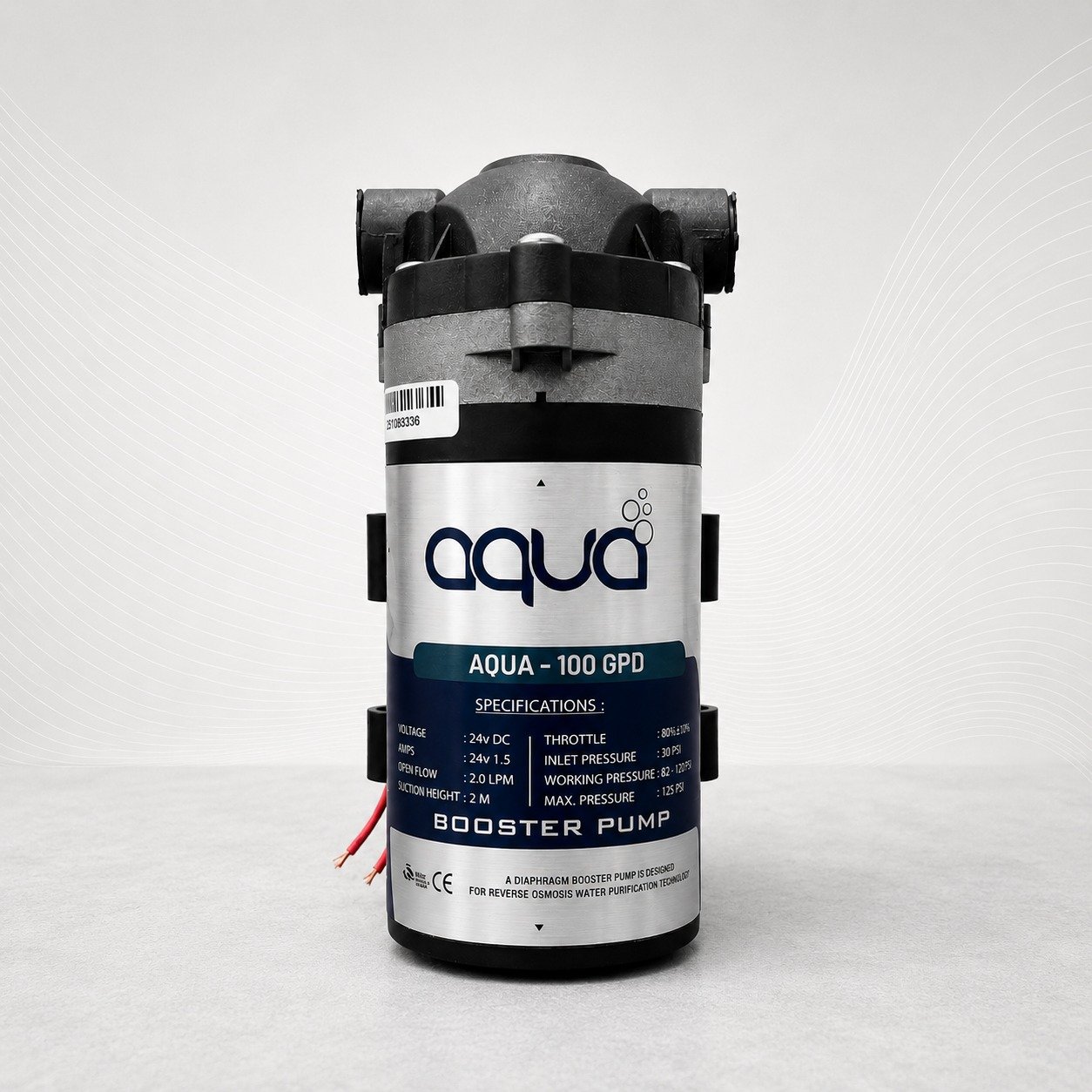 Aqua 100 GPD RO Booster Pump for Reverse Osmosis Water Purifiers