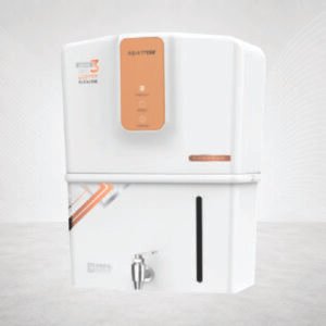 Aqua Moor Digital Display Water Purifier, Copper With Zinc Alkaline Technology, White + Orange Acrylic - 503
